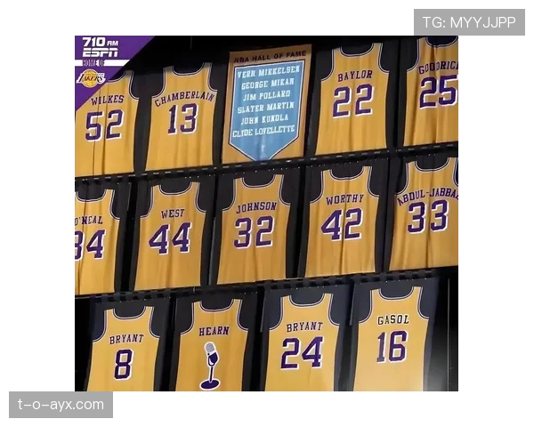 约翰逊湖人球衣退役仪式隆重举行